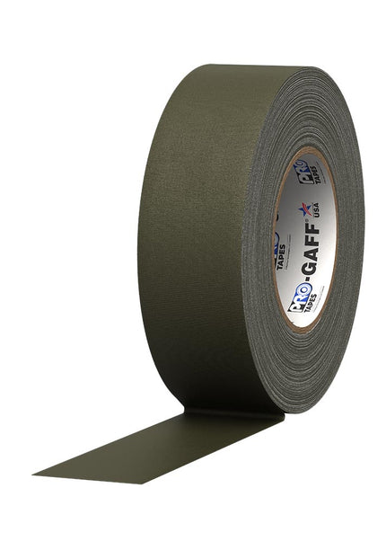 ProTapes Pro Gaff Cinta de tela mate con adhesivo de hule 2" x 55 yardas