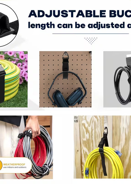 Organizador de cable de extensión ajustable