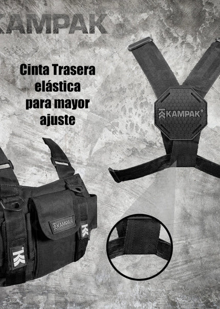 Double Chest Bag Utra Slim P/ Telefono + Radio