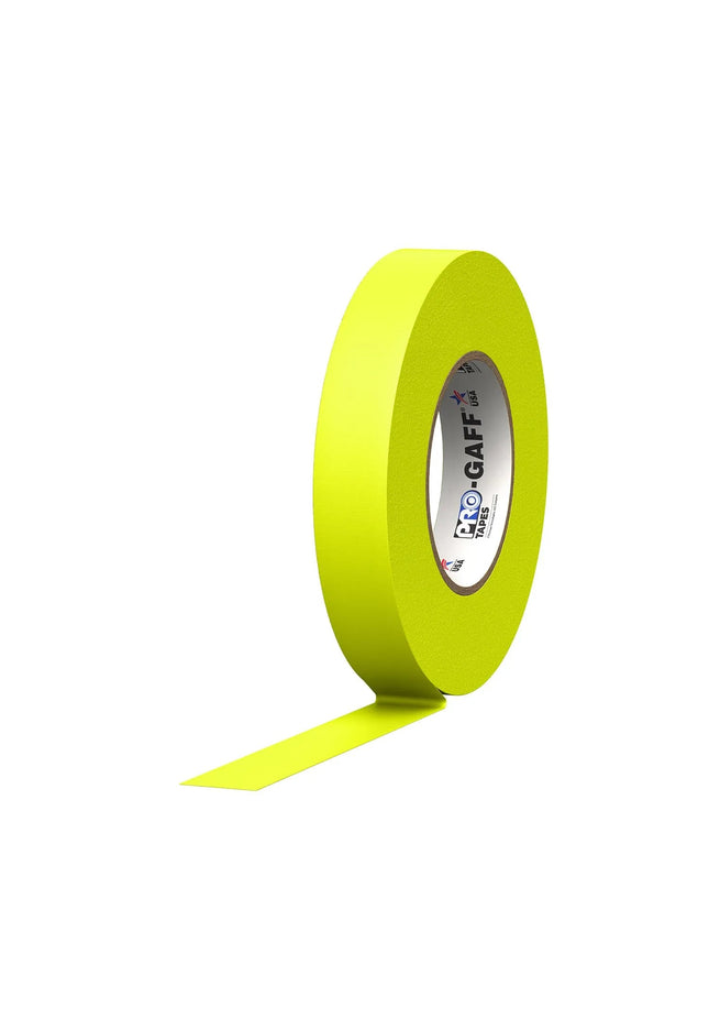 ProTapes Pro Gaff Cinta de tela mate con adhesivo de hule 1" x 55 yardas