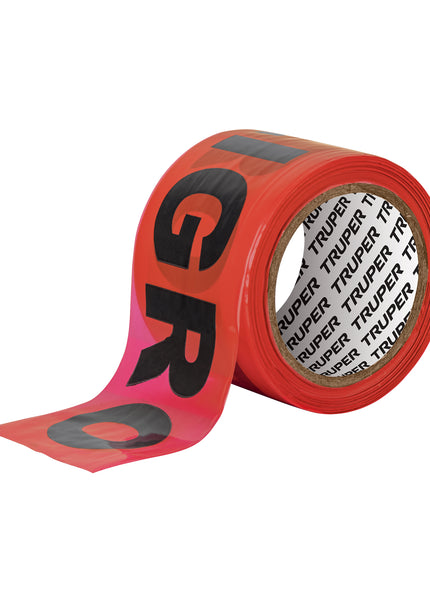 Rollo de 100 m x 75mm de cinta delimitadora peligro Truper