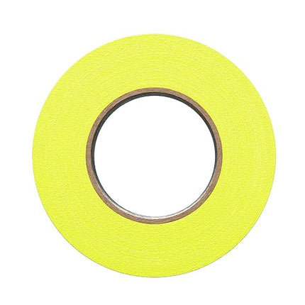 ProTapes Pro Gaff Cinta de tela mate con adhesivo de hule 2" x 55 yardas Amarillo