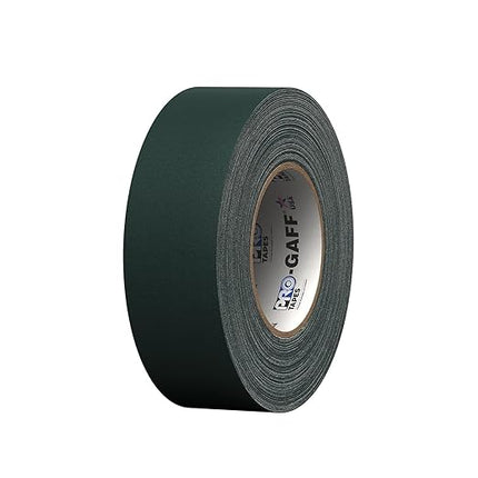 ProTapes Pro Gaff Cinta de tela mate con adhesivo de hule 2" x 55 yardas Negro