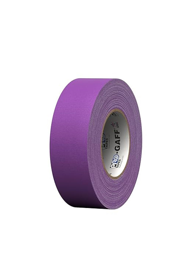 ProTapes Pro Gaff Cinta de tela mate con adhesivo de hule 2" x 55 yardas Purpura