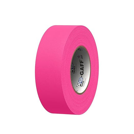 ProTapes Pro Gaff Cinta de tela mate con adhesivo de hule 2" x 55 yardas Rosa