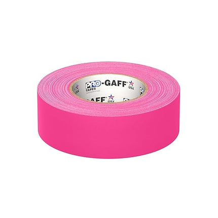 ProTapes Pro Gaff Cinta de tela mate con adhesivo de hule 2" x 55 yardas Rosa