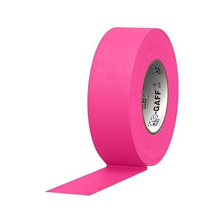 ProTapes Pro Gaff Cinta de tela mate con adhesivo de hule 2" x 55 yardas Rosa