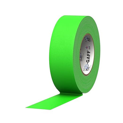 ProTapes Pro Gaff Cinta de tela mate con adhesivo de hule 2" x 55 yardas Verde