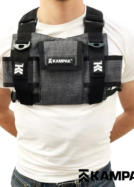 Double Chest Bag Utra Slim P/ Telefono + Radio