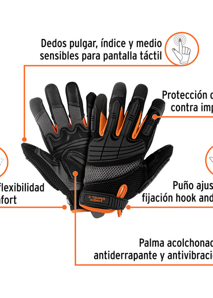 Guantes con protección anti-impacto
