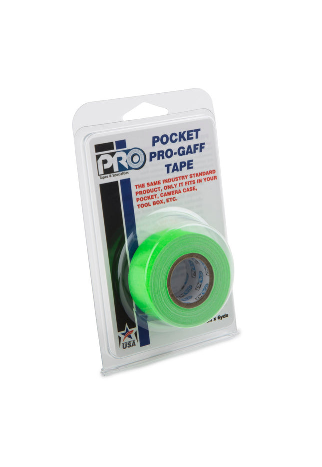 ProTapes ProGaff Pocket Cinta de tela mate con adhesivo de hule 1" x 6 yardas