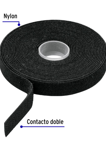 Rollo de 10 m de cinta reusable tactel Volteck - Truper