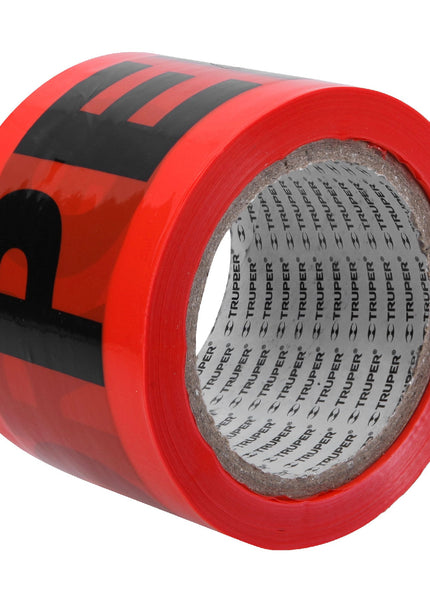 Rollo de 100 m x 75mm de cinta delimitadora peligro Truper