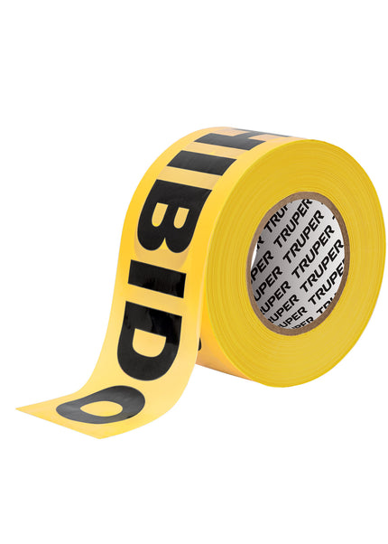 Rollo de 305 m x 75mm de cinta delimitadora precaucion Truper